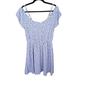 Jessica Simpson Blue/Purple and White Dress Women's Medium